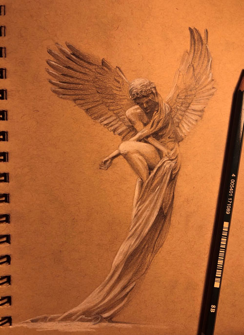 The Angel drawing.